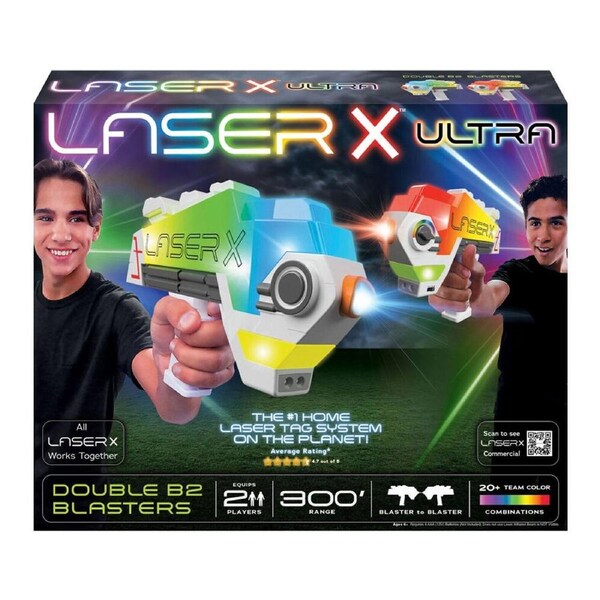 Laser X Ultra Double B2 Blaster Kids/Children Interactive Outdoor Toy 6y+