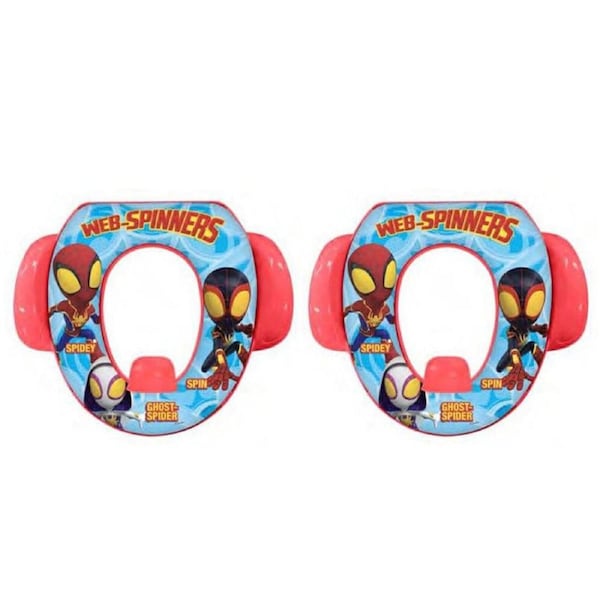 2PK Spiderman Soft Padded Potty Seat w/ Guard Kids/Children Toilet Training