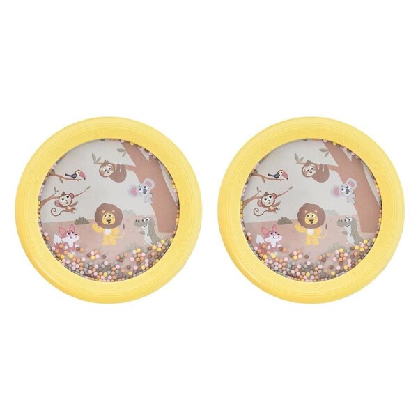 2PK Edushape Jungle World Drum Kids/Children Round Sound Sensory Toy 12m+