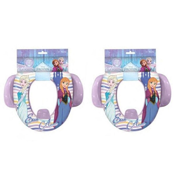 2PK Frozen Soft Padded Potty Seat w/ Guard Kids/Children Toilet Training 12m+