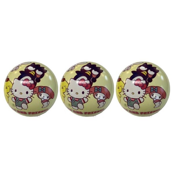 3PK Hello Kitty Play Ball 23cm Kids/Children Interactive Toy Outdoor Game 12m+