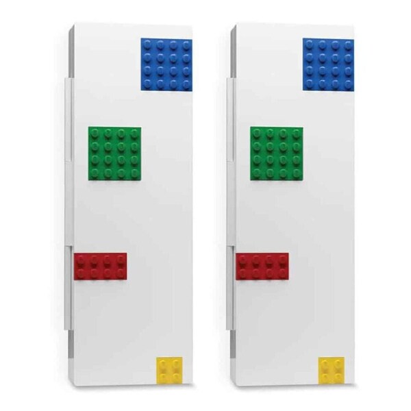 2PK Lego Pencil Case Box Pen Organiser Kids/Children School Stationery