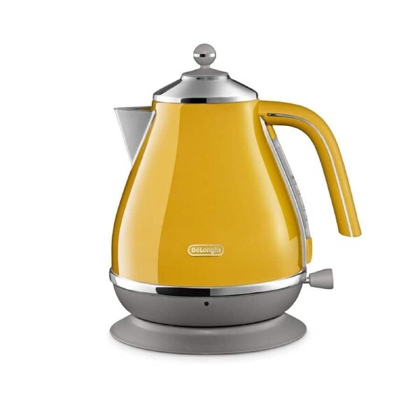 DeLonghi Icona Capitals 1.7L Kettle Yellow KBOC2001Y