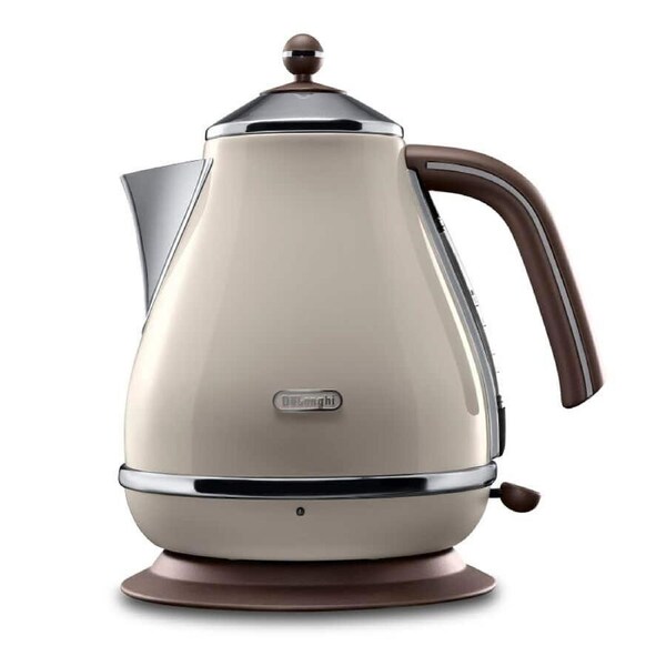 DeLonghi Icona Vintage 1.7L Kettle Beige KBO2001VBG