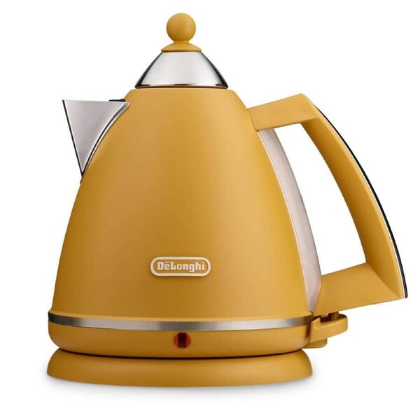 DeLonghi Argento Silva 1.7L Kettle Yellow KBX2016Y