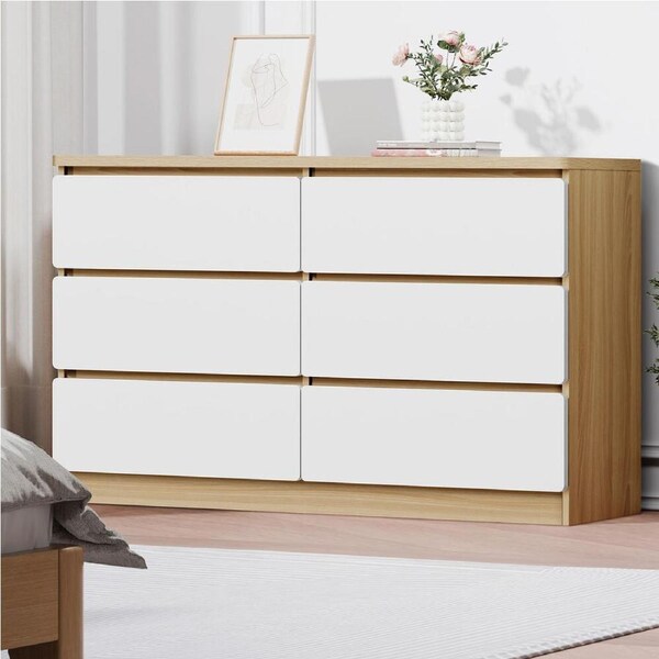 ALFORDSON 6 Chest of Drawers Minimalist Storage Cabinet Dresser Wood