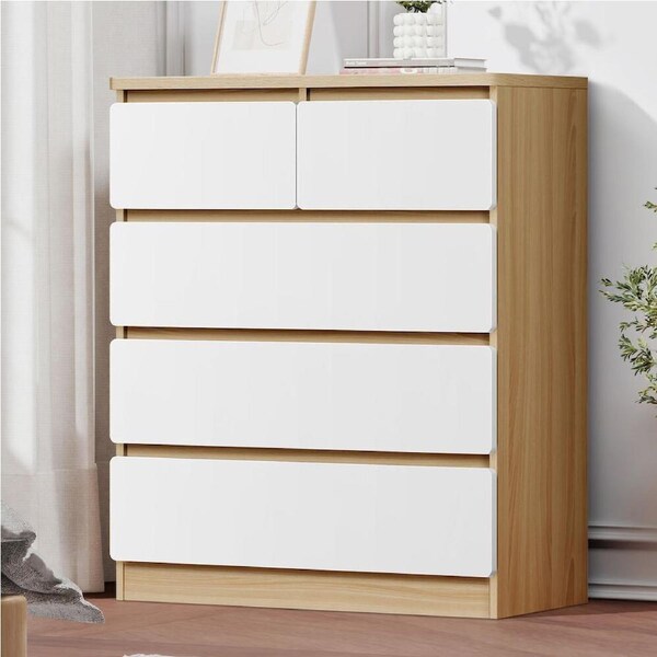 ALFORDSON 5 Chest of Drawers Minimalist Storage Cabinet Dresser Wood