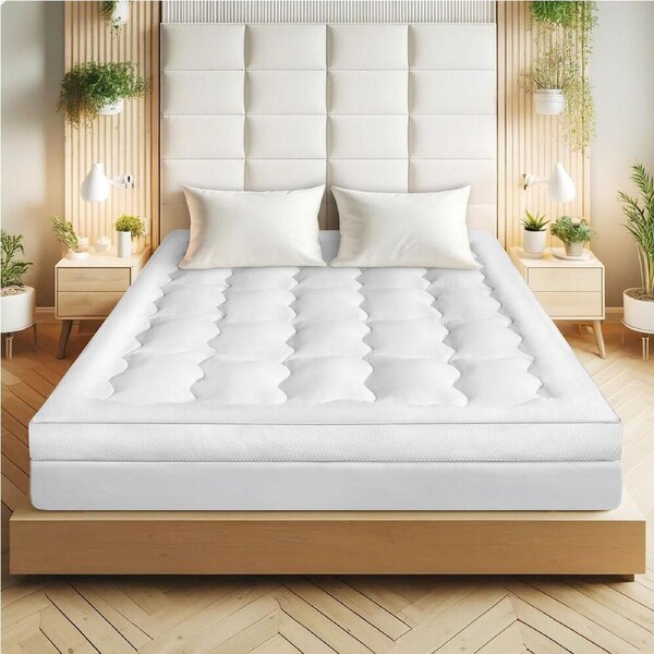 STARRY EUCALYPT Mattress Topper Pillowtop 11cm King Single