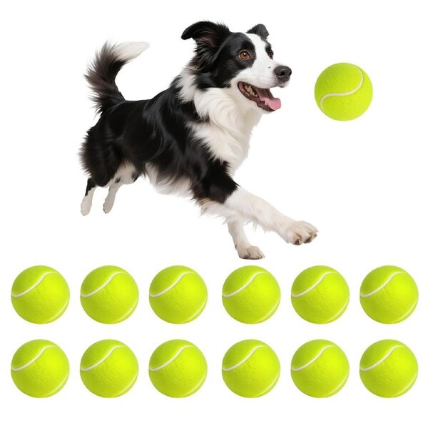 Advwin Pet Tennis Balls - 12 Pack