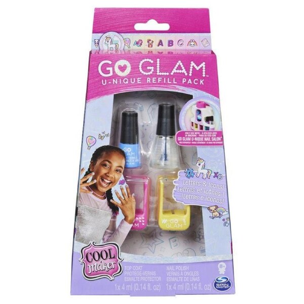 Cool Maker Go Glam U-Nique Nail Salon Refill Pack Letters & Icons