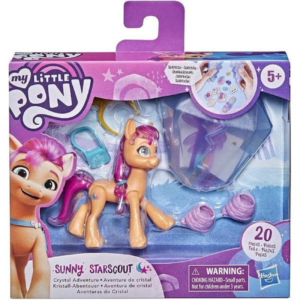 My Little Pony A New Generation Movie Crystal Adventure Sunny Starscout 3-Inch Pony Figure