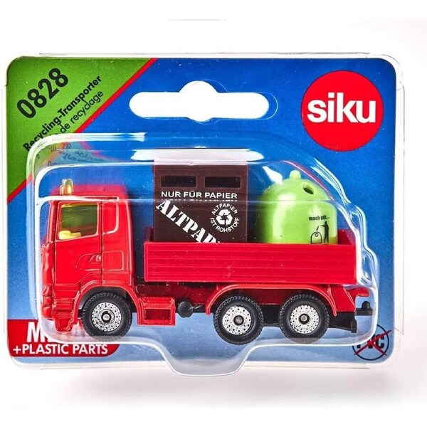 Siku 0828 Die-Cast Vehicle Recycling Transporter Vehicle