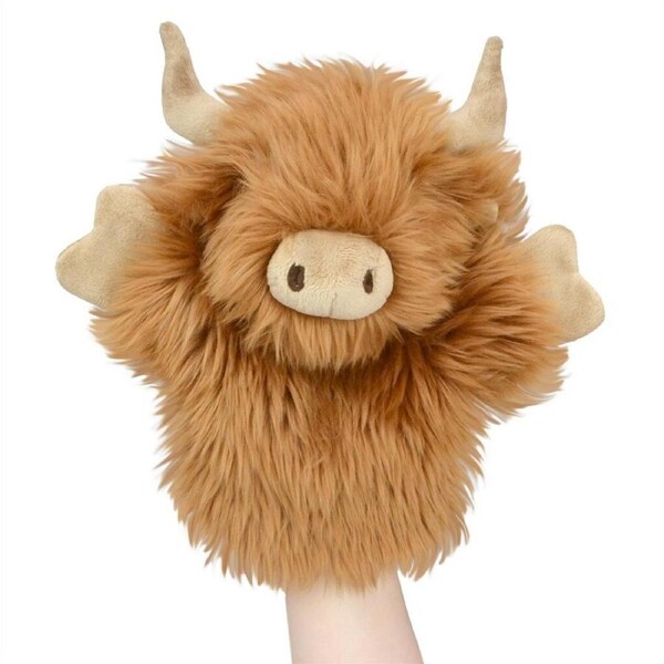 Lil Friends Puppet 26cm Highland Cow, Korimco 57I0268643