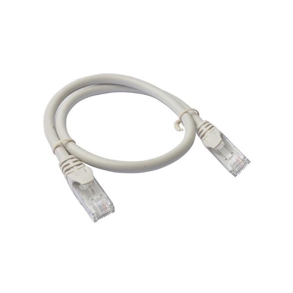 8WARE Cat6a UTP Ethernet Cable 25cm Snagless Grey