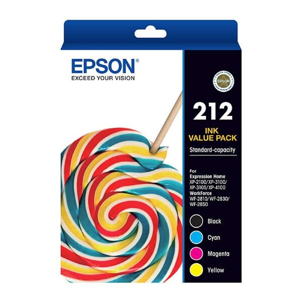 EPSON 212 4 Ink Value Pack