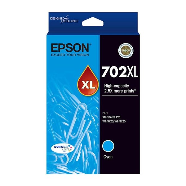 EPSON 702XL Cyan Ink Cartridge