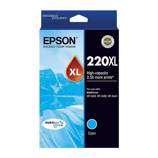 EPSON 220XL Cyan Ink Cartridge