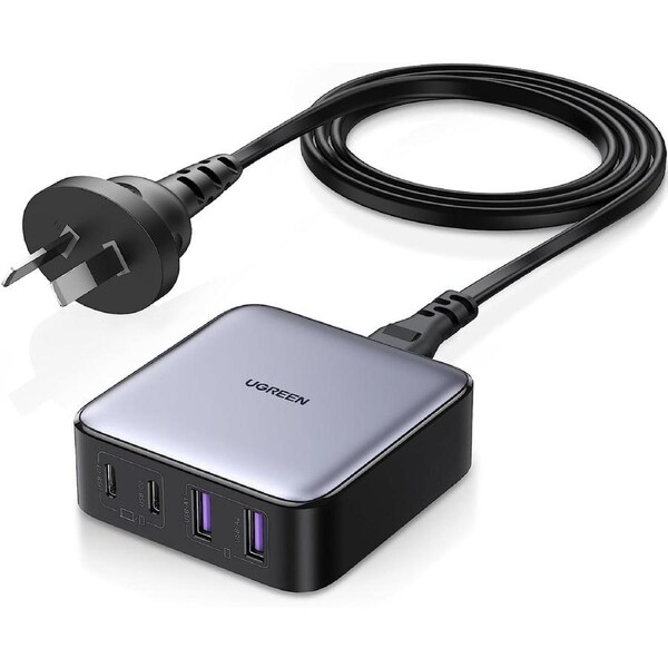 UGREEN 15611 65W USB-C Charger, Nexode 4-Port GaN II Charging Station