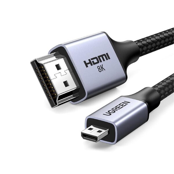 UGREEN 15517 8K Micro-HDMI to HDMI Cable 2M
