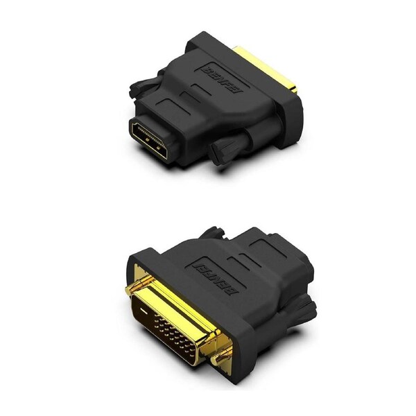 BENFEI DVI to HDMI, Bidirectional DVI to HDMI Male to Female 2 Pack