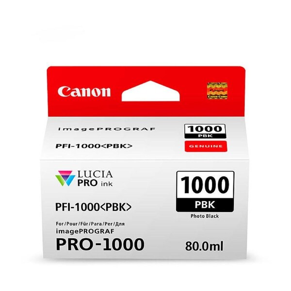 CANON PFI1000 Ph Black Ink Cartridge