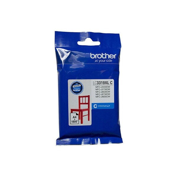 BROTHER LC-3319 XL Cyan to Suit - J5330DW/J5730DW/J6530DW/J6730DW/J6930DW Cartridge