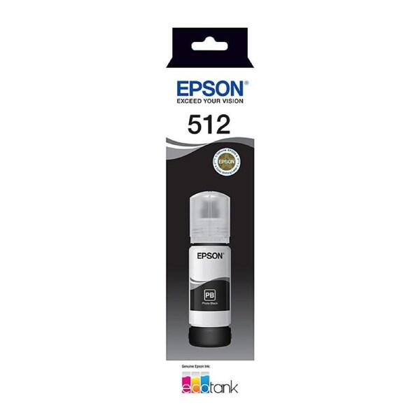 EPSON T512 PBlack EcoTank Bottle