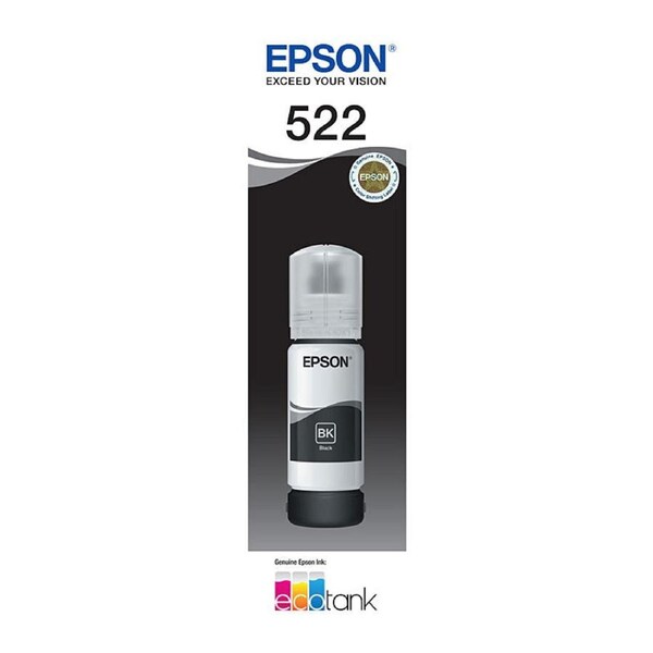 EPSON T522 Black EcoTank Bottle