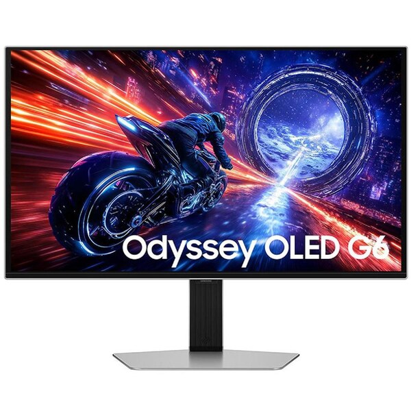 Samsung Odyssey G6 G60SF 27in QHD QD-OLED 500Hz G-SYNC Compatible Gaming Monitor (LS27FG602SEXXY)