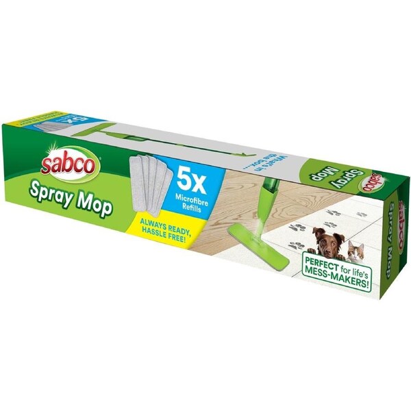 Sabco Spray Mop in a Box with 5 Bonus Refills