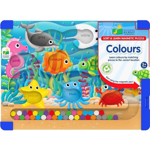 The Learning Journey - Sort & Learn Magnetic Puzzle - Colours