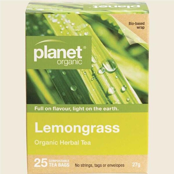 Planet Organic Organic Herbal Tea Lemongrass x 25 Tea Bags