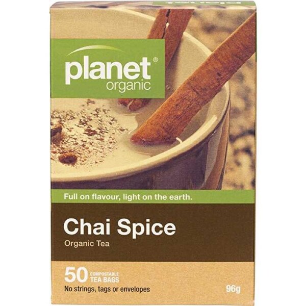 Planet Organic Organic Tea Chai Spice x 50 Tea Bags