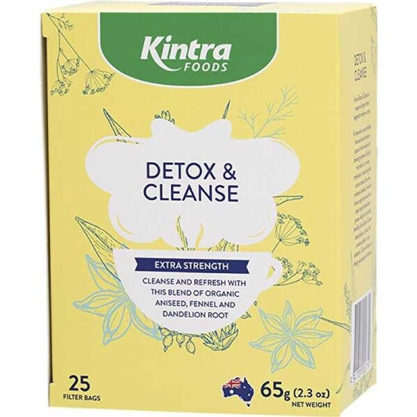 Kintra Foods Herbal Tea Bags Detox & Cleanse 25pk