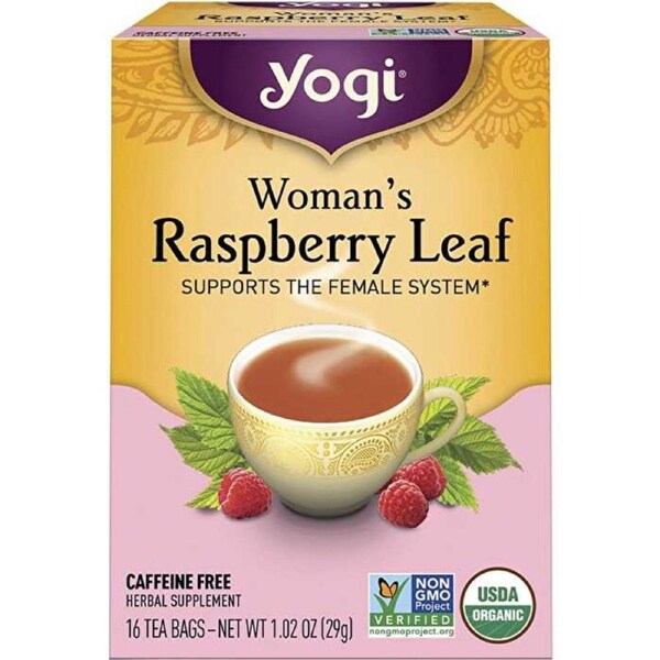 Yogi Tea Herbal Tea Bags Woman's Raspberry Leaf 16pk