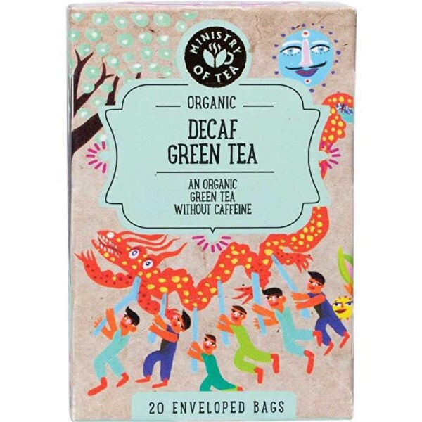 Ministry Of Tea Organic Decaf Green Tea Bags 20pk