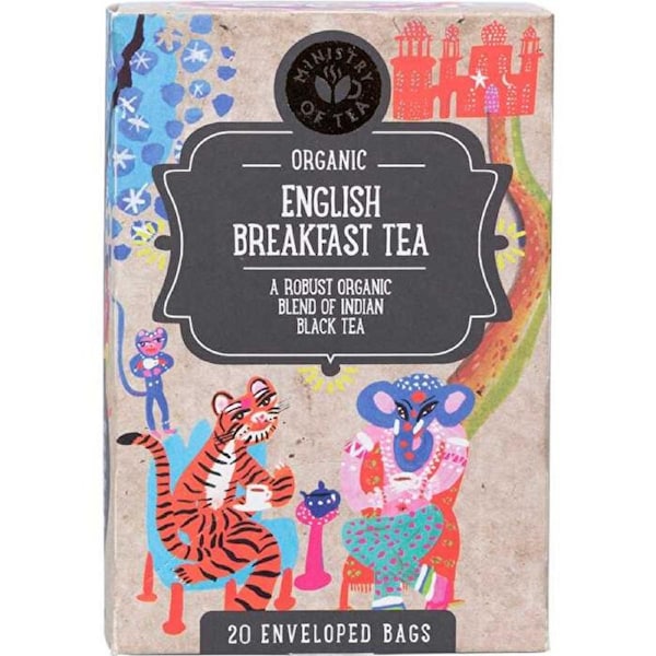 Ministry Of Tea Organic English Breakfast Tea Bags 25pk