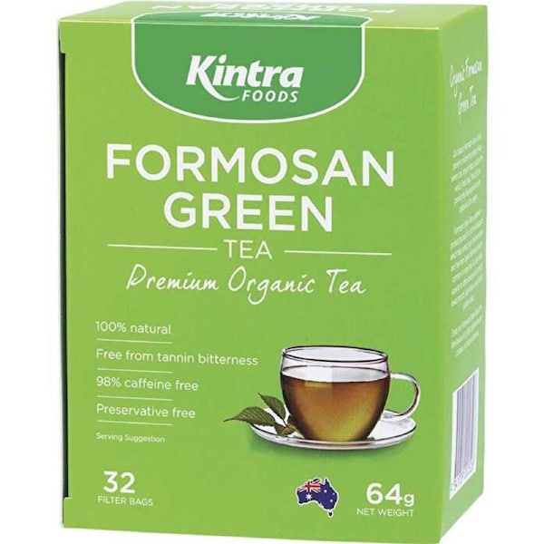 Kintra Foods Formosan Green Tea Tea Bags 32pk