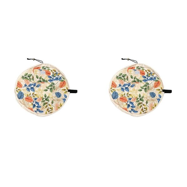 2PK Frankie & Me Women's Drawstring Makeup Cosmetics Toiletry Bag 51cm Floral