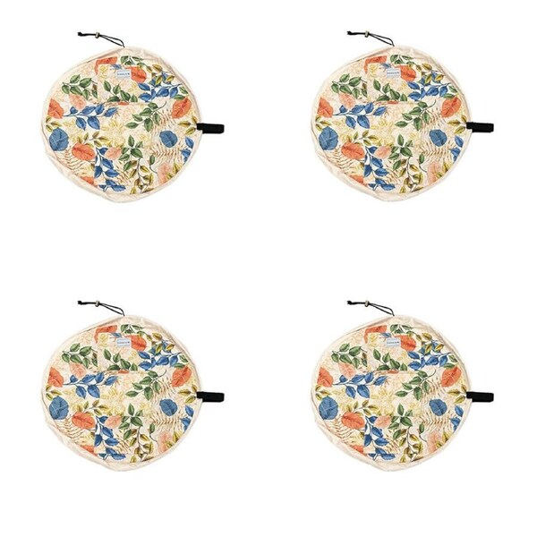 4PK Frankie & Me Women's Drawstring Makeup Cosmetics Toiletry Bag 51cm Floral