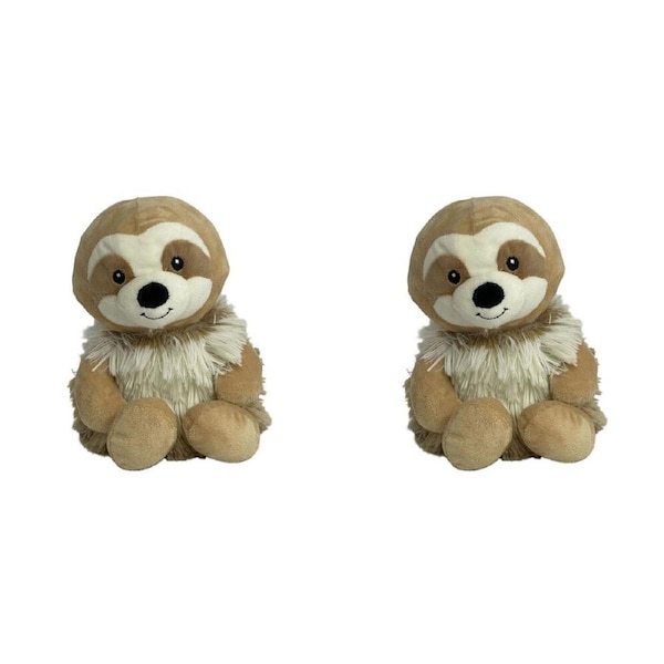 2PK Momoko Sloth Animal Sit Stuffed Doll Kids/Children Soft Plush Toy 20cm Brown
