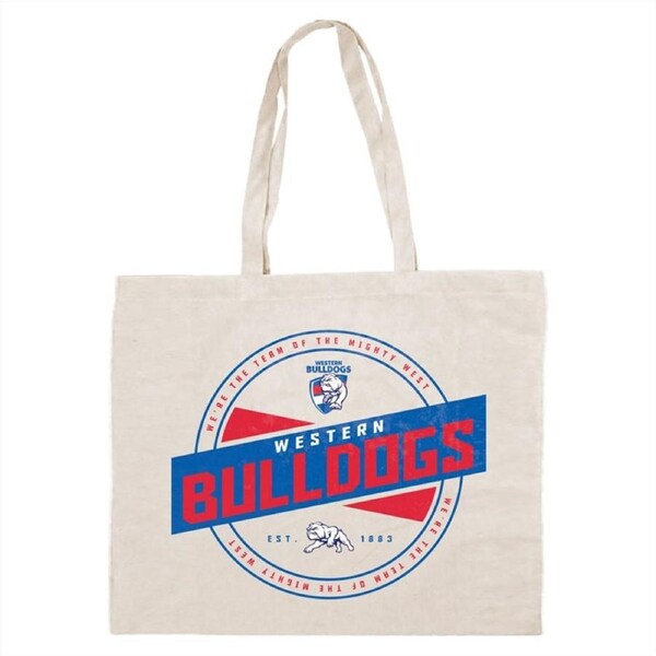 AFL - Western Bulldogs Canvas Tote Bag