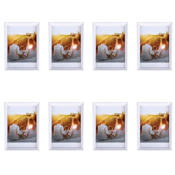 8PK Frankie & Me Window Wooden A4 Picture Frame Home/Office Photo Decor White