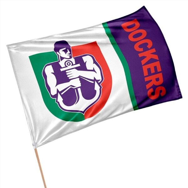 AFL: Fremantle - Retro Game Day Flag