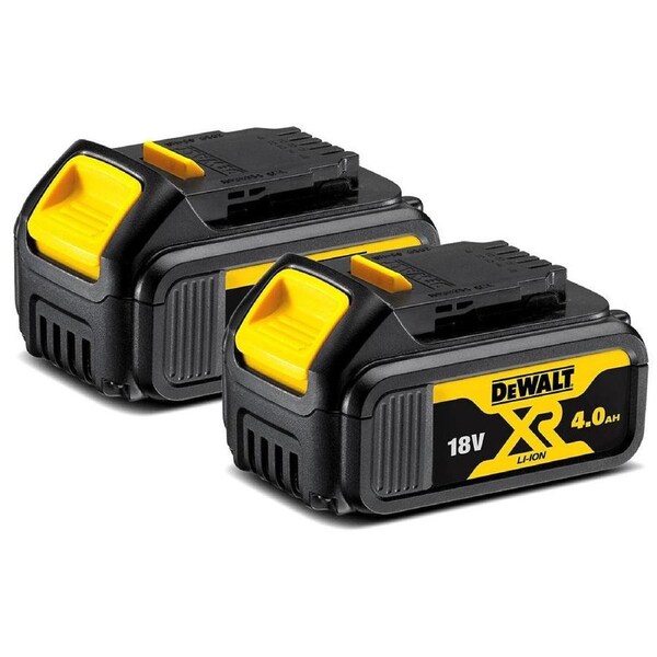 BRAND NEW GENUINE DEWALT XR 4.0AH LI-ION BATTERY DCB182 18V X 2