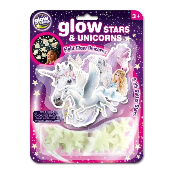Brainstorm Glow Stars and Unicorns