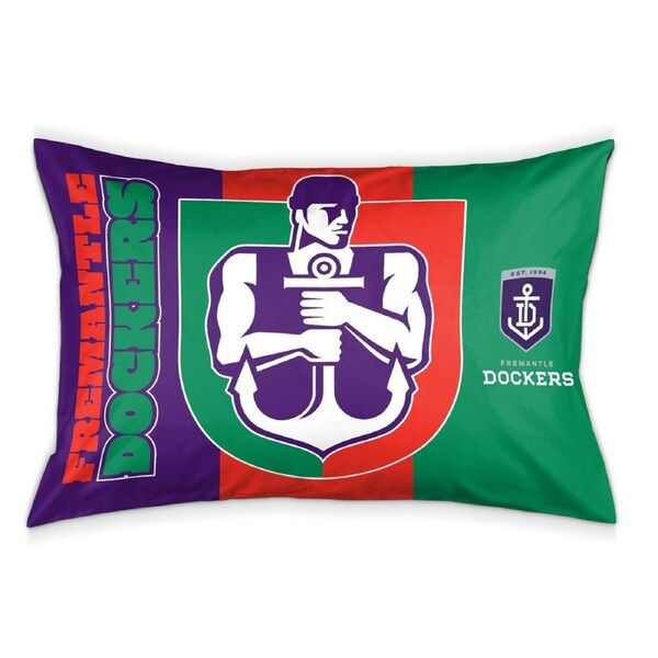 AFL Team Pillow Case - Fremantle Dockers - Double Sided - 73 x 48 cm
