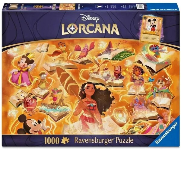 Ravensburger Puzzle 1000pc - Lorcana Glimmers of the Realm: Amber