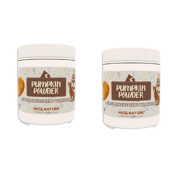 2PK Mio's Nature Pumpkin Nutritional Supplement Powder for Pet Cats/Dogs 180g