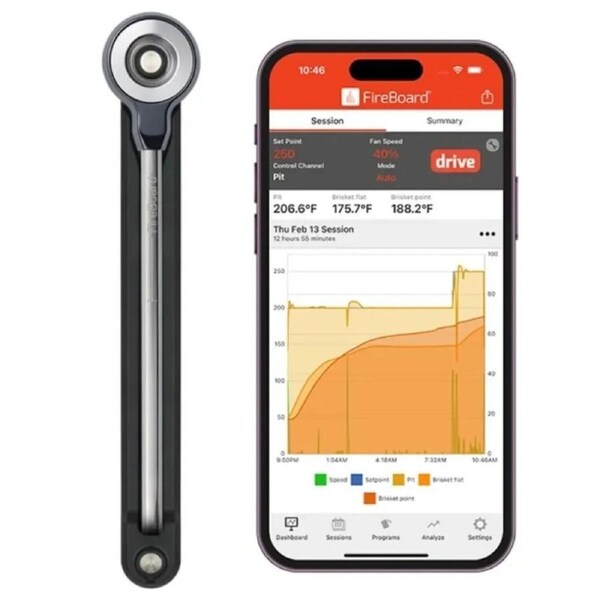 FireBoard Pulse Wireless Meat Thermometer - Stainless Steel